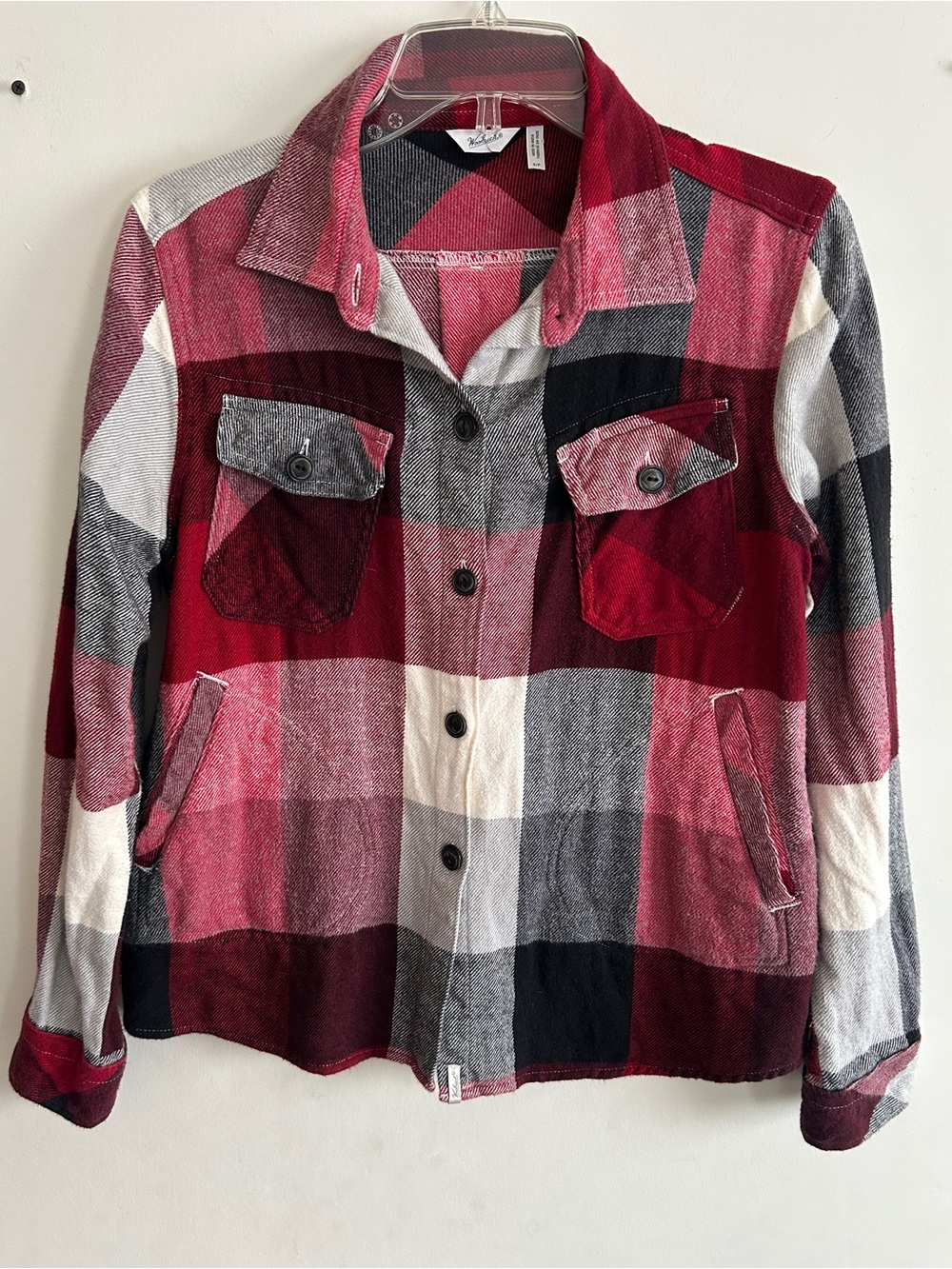 Woolrich Women’s Plaid Button-Front Light Shacket